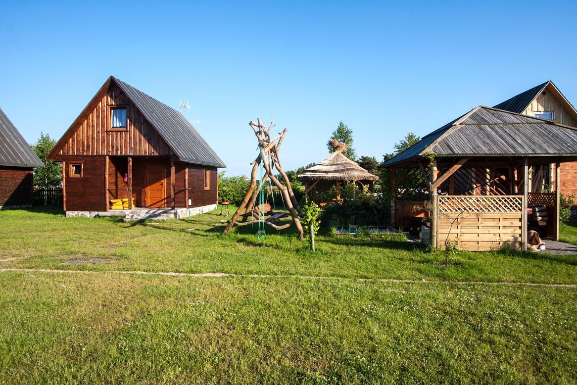 Villa Domki Ranczo Itrich Leba Exterior foto